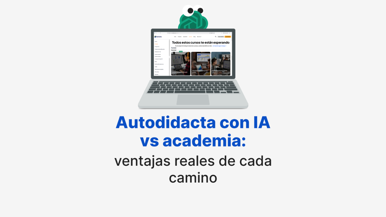 Imagen artículo 'Autodidacta con IA vs academia: ventajas reales de cada camino'